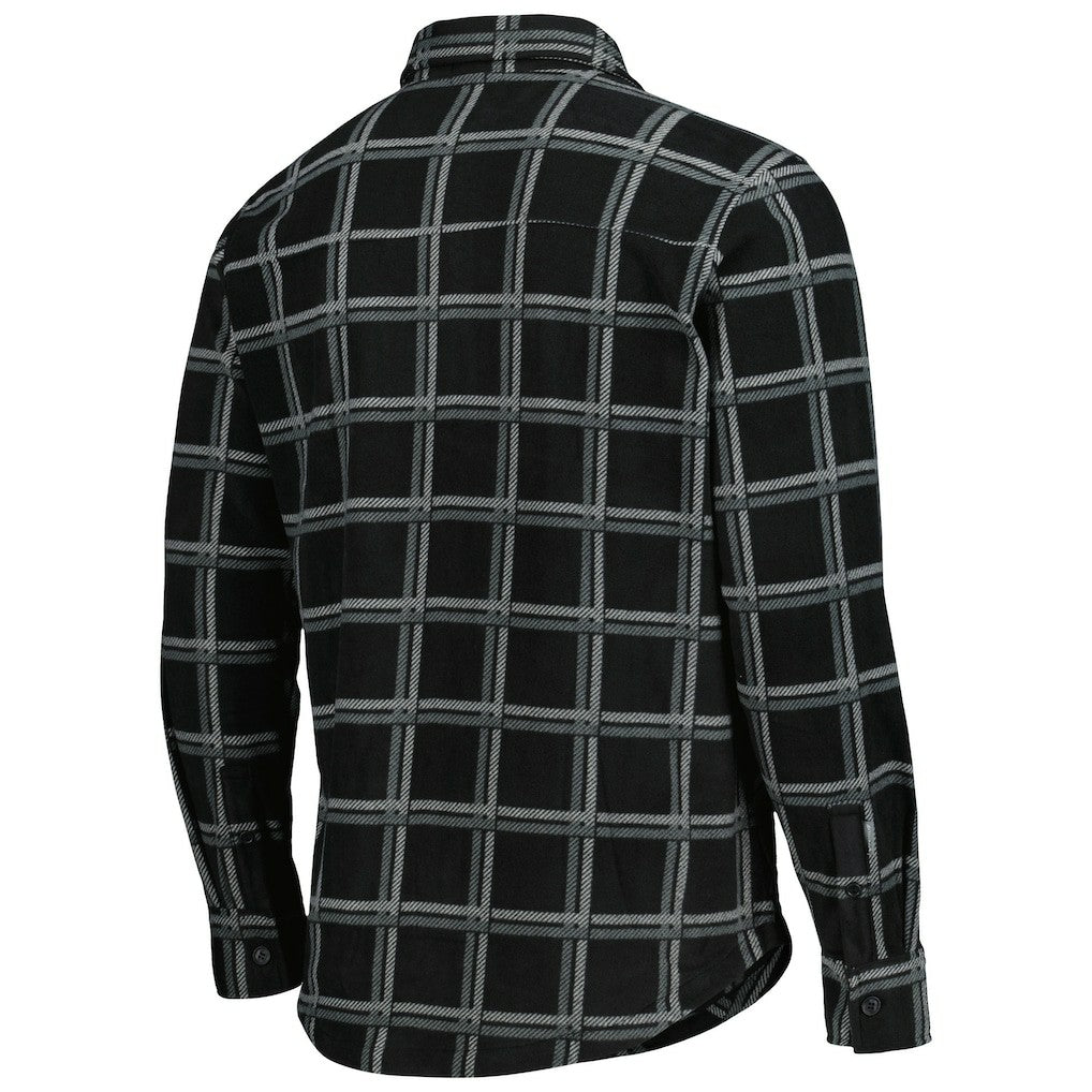 NFL Las Vegas Raiders Antigua Industry Flannel Button-Up Shirt Jacket