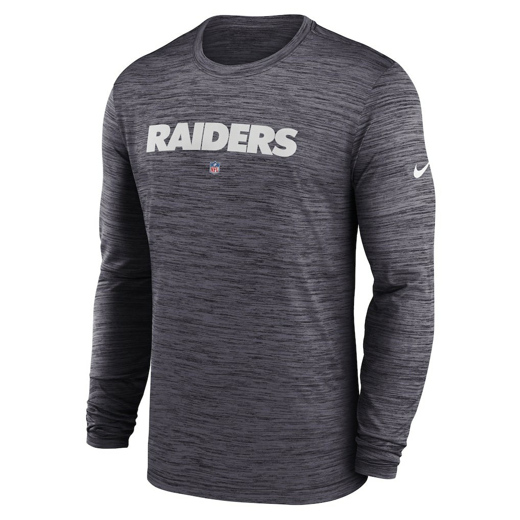 NFL Las Vegas Raiders Sideline Team Velocity Performance Long Sleeve T-Shirt