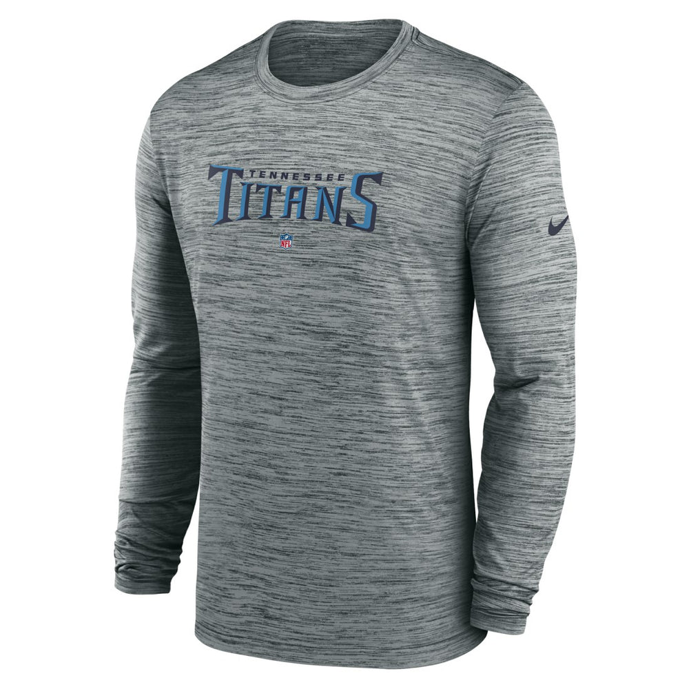 NFL Tennessee Titans Sideline Team Velocity Performance Long Sleeve T-Shirt