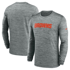 NFL Cleveland Browns Sideline Team Velocity Performance Long Sleeve T-Shirt