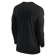 NFL New Orleans Saints Sideline Coach Performance Long Sleeve T-Shirt
