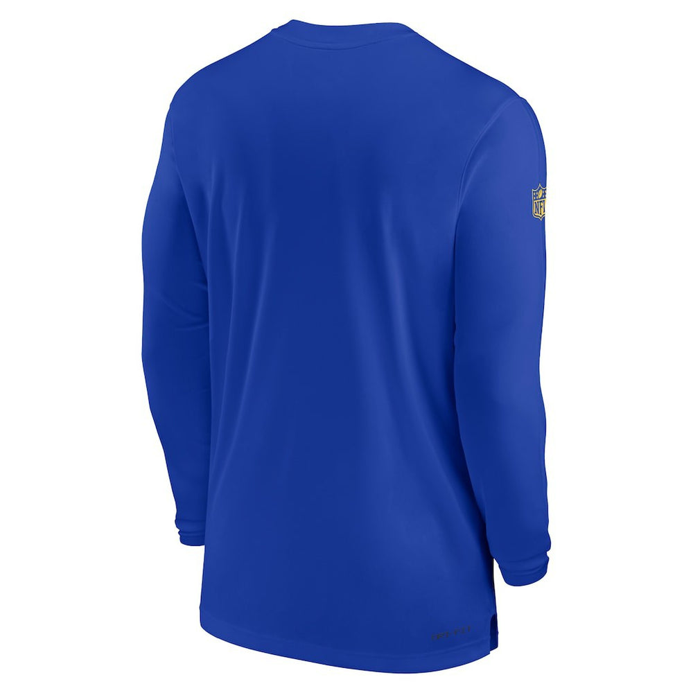 NFL Los Angeles Rams Sideline Coach Performance Long Sleeve T-Shirt