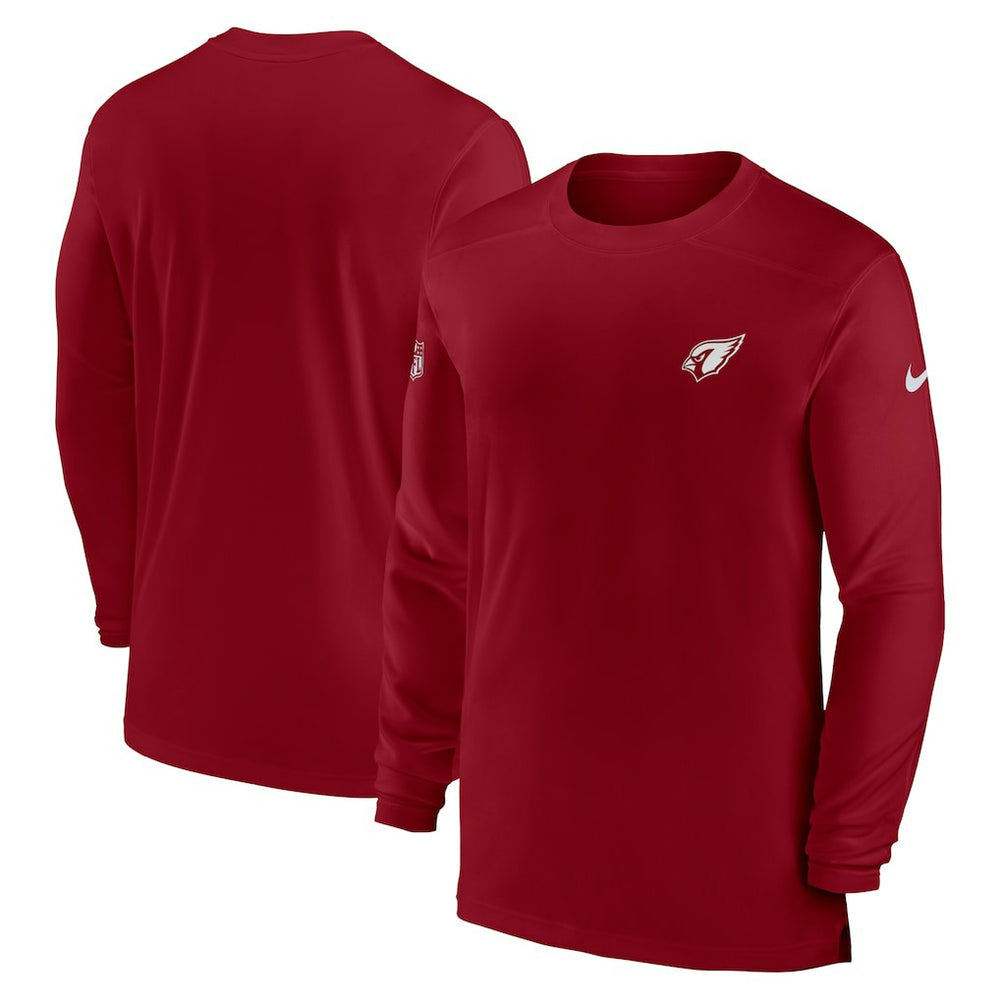 NFL Arizona Cardinals Sideline Coach Performance Long Sleeve T-Shirt