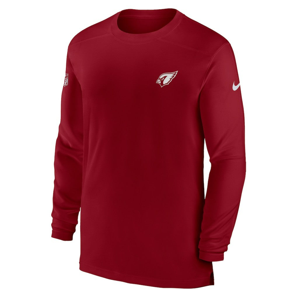 NFL Arizona Cardinals Sideline Coach Performance Long Sleeve T-Shirt