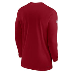 NFL Arizona Cardinals Sideline Coach Performance Long Sleeve T-Shirt