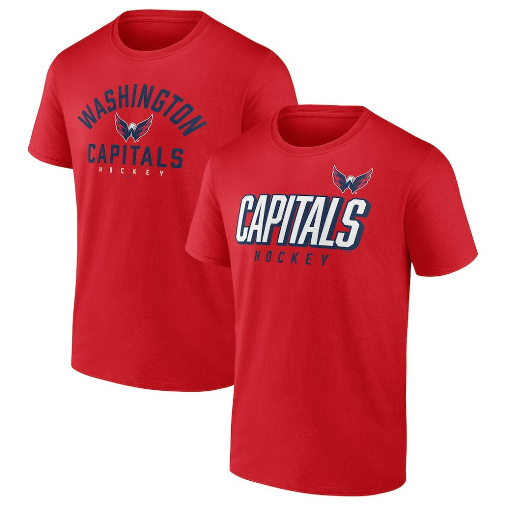 Washington Capitals Fanatics Wordmark Two-Pack T-Shirt Set