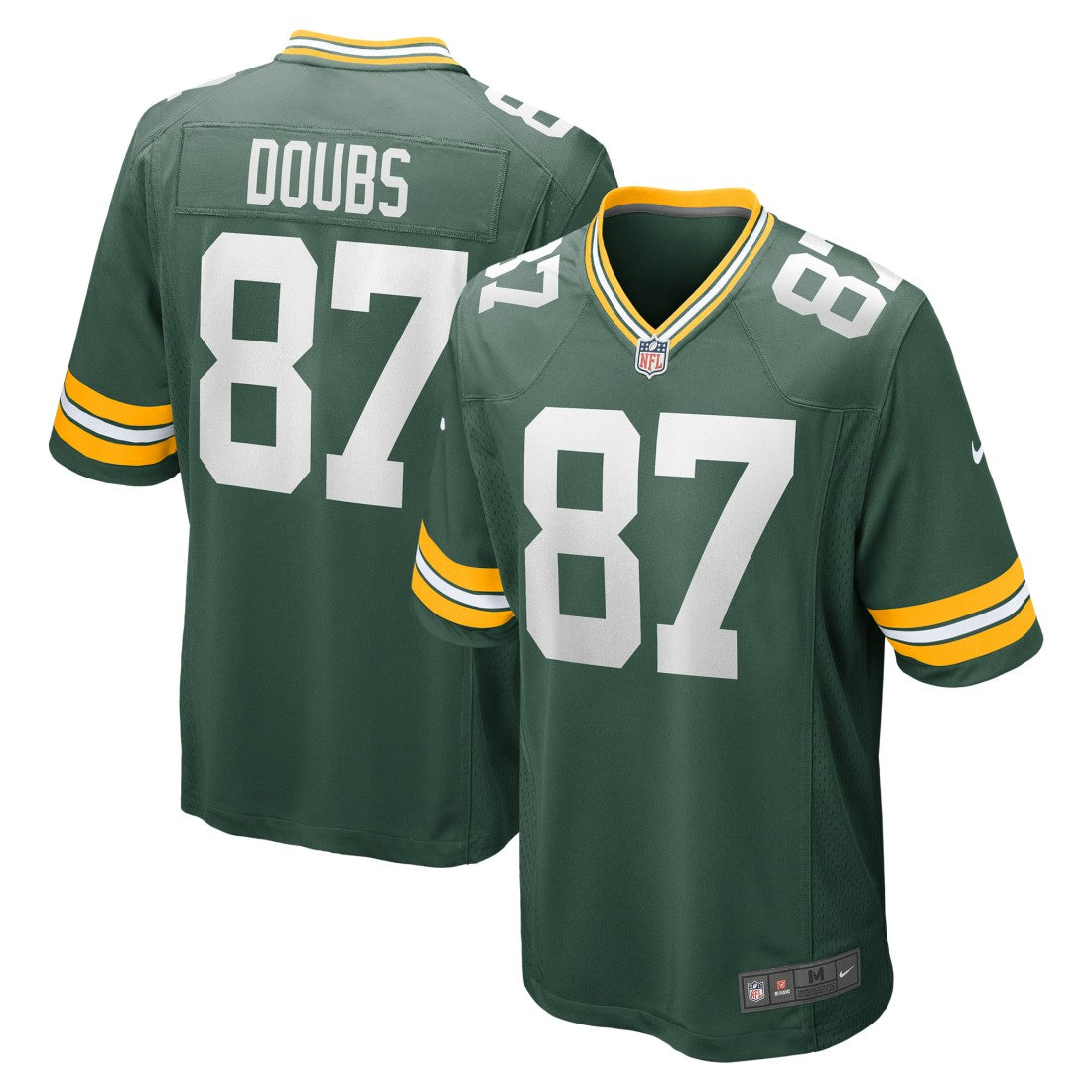 NFL Green Bay Packers Romeo Doubs  Game Player Jersey