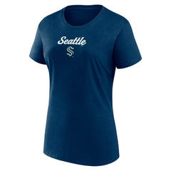 Seattle Kraken Fanatics Women's Script T-Shirt & Shorts Set