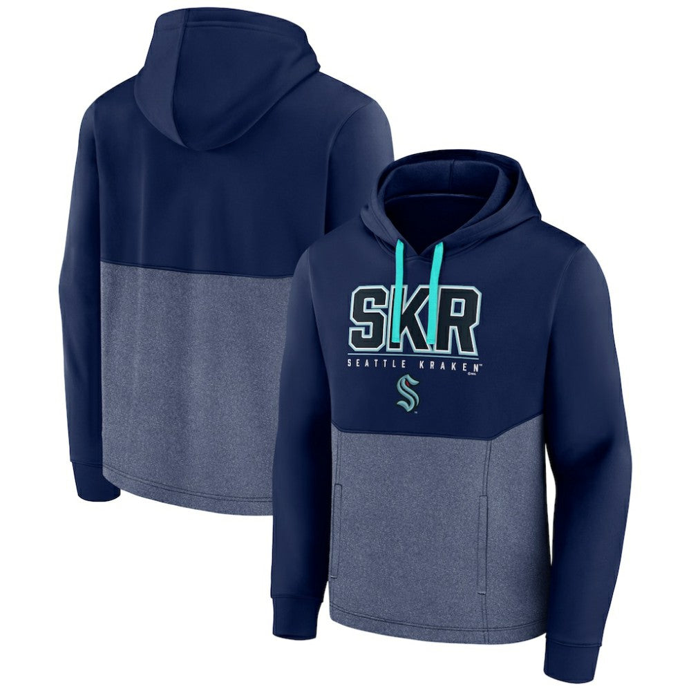 Seattle Kraken Fanatics Successful Tri-Blend Pullover Hoodie