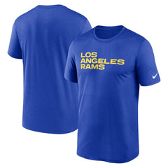 NFL Los Angeles Rams Legend Wordmark Performance T-Shirt