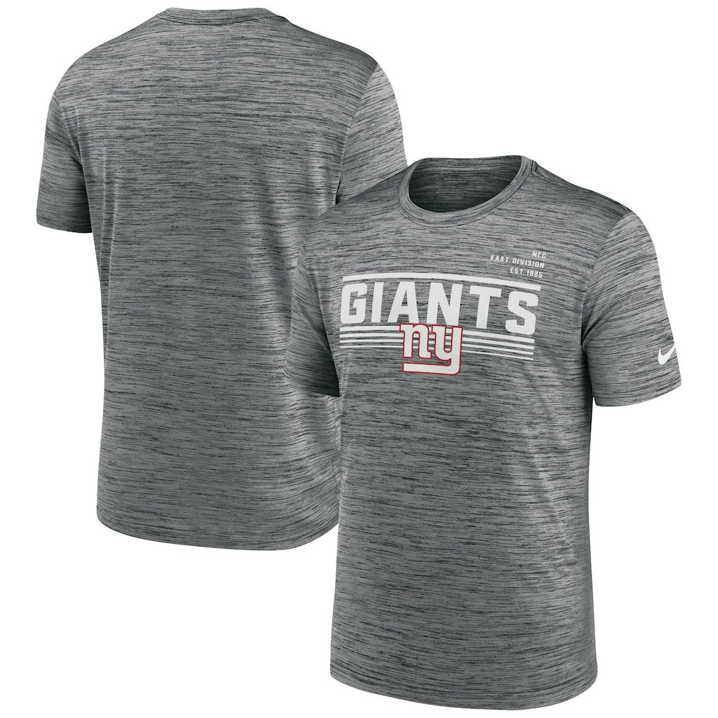 NFL New York Giants Yardline Velocity Performance T-Shirt