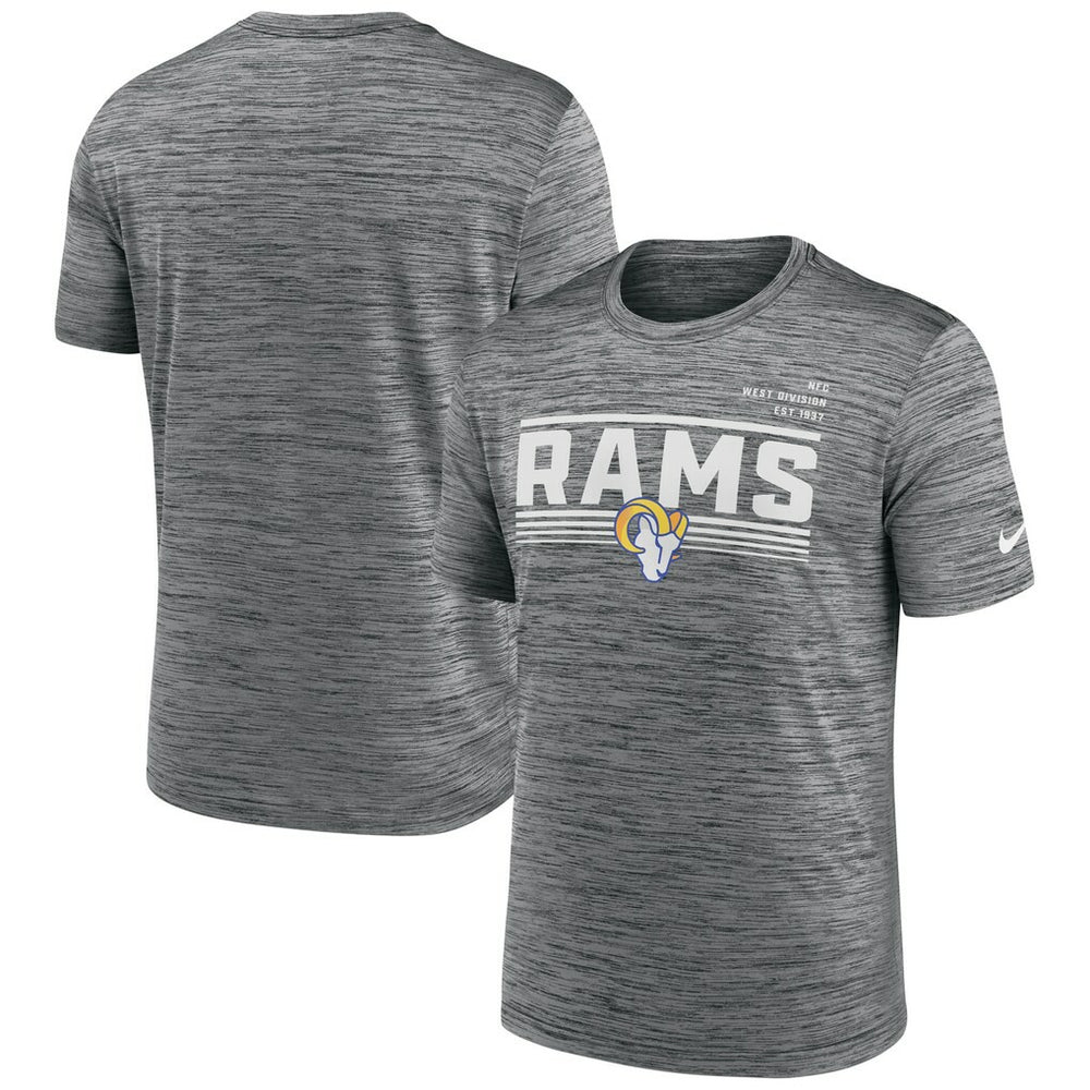 NFL Los Angeles Rams Yardline Velocity Performance T-Shirt