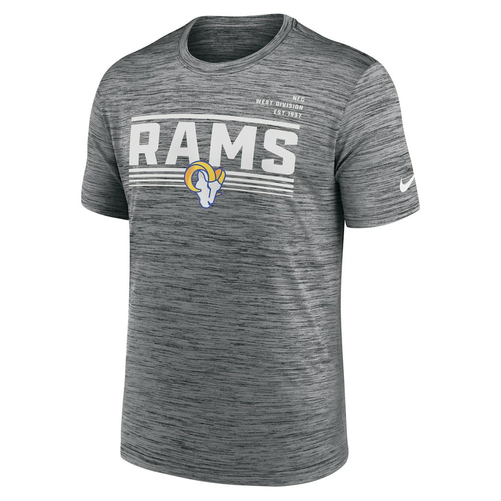 NFL Los Angeles Rams Yardline Velocity Performance T-Shirt