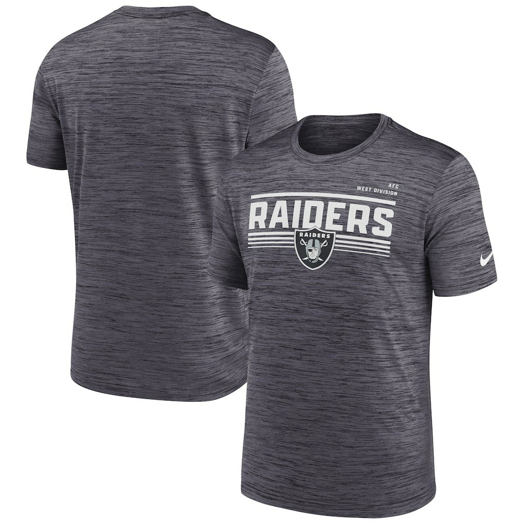 NFL Las Vegas Raiders Yardline Velocity Performance T-Shirt