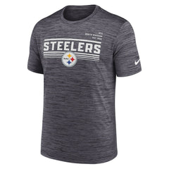 NFL Pittsburgh Steelers Yardline Velocity Performance T-Shirt