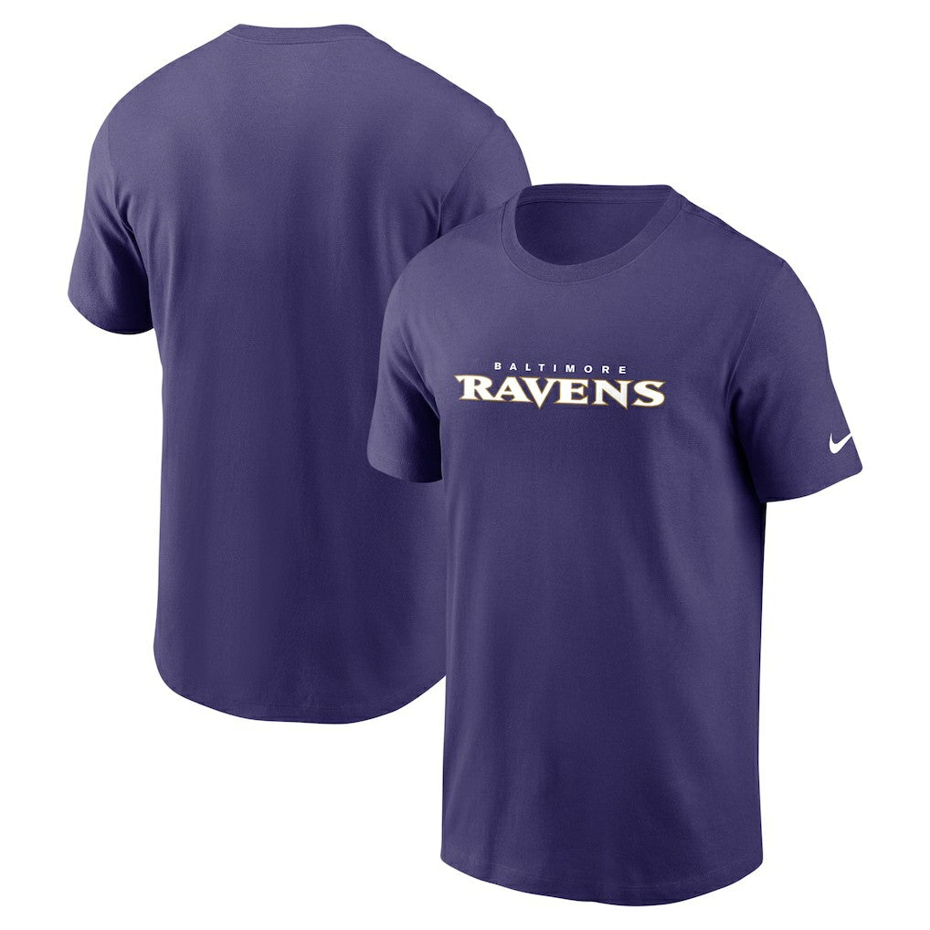 NFL Baltimore Ravens Team Wordmark Essential T-Shirt