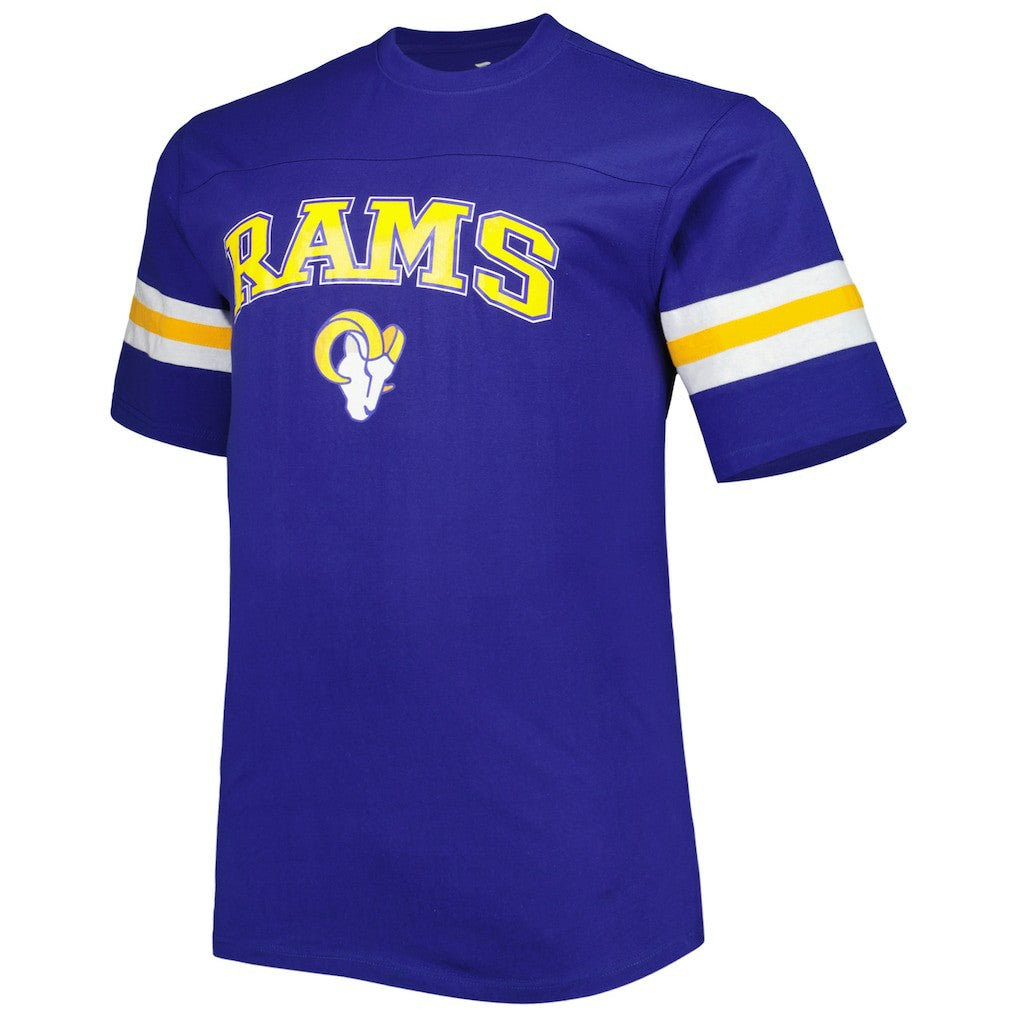 NFL Los Angeles Rams Big & Tall Arm Stripe T-Shirt