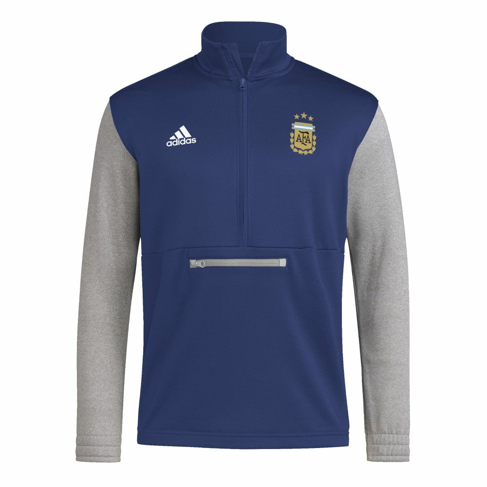 Argentina National Team Crest Long Sleeve Half-Zip Top / Soccer Online