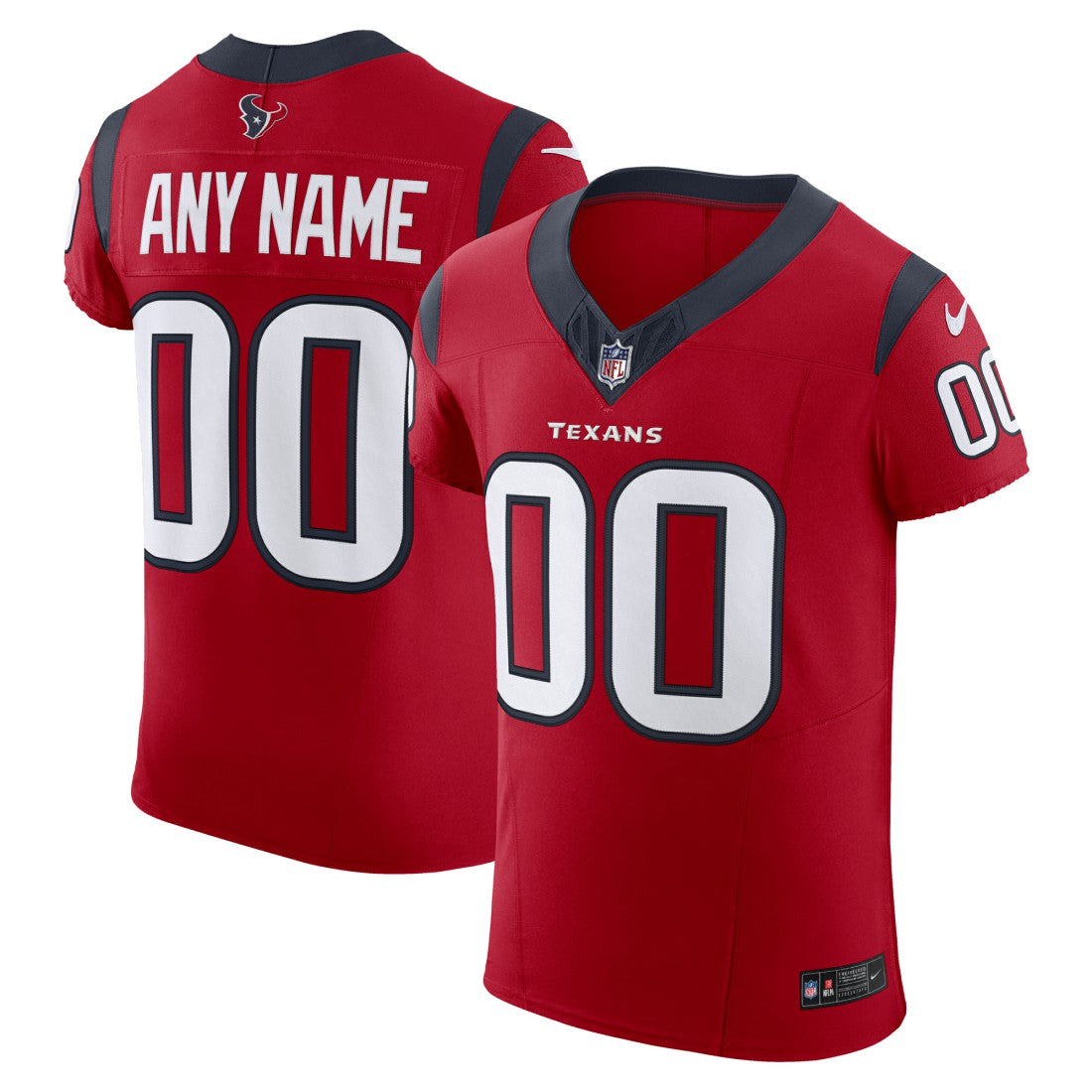 NFL Houston Texans Alternate Vapor F.U.S.E. Elite Custom Jersey