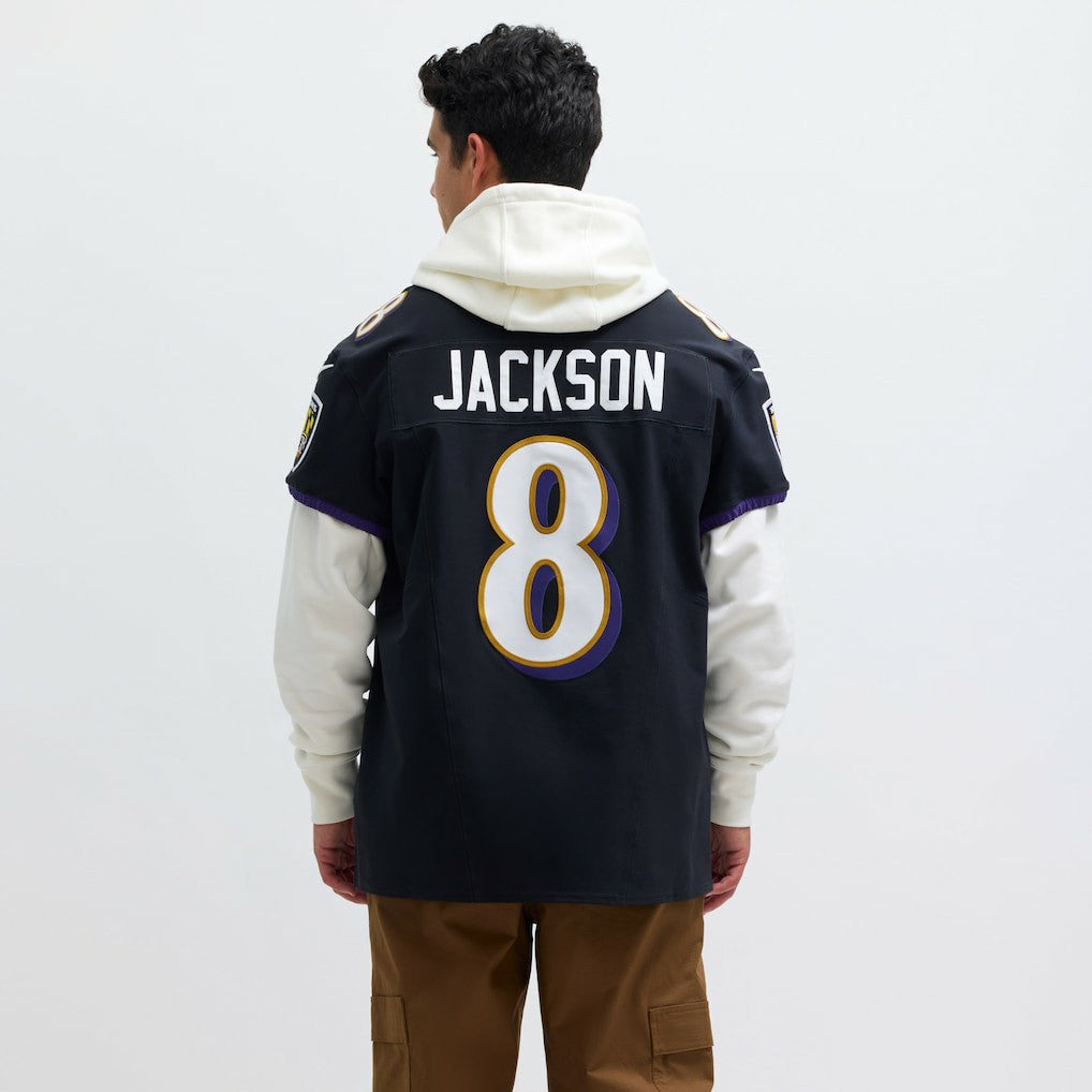 NFL Baltimore Ravens Lamar Jackson  Alternate Vapor F.U.S.E. Elite Jersey