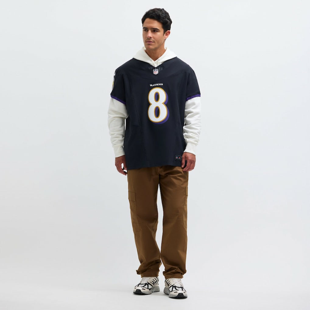 NFL Baltimore Ravens Lamar Jackson  Alternate Vapor F.U.S.E. Elite Jersey