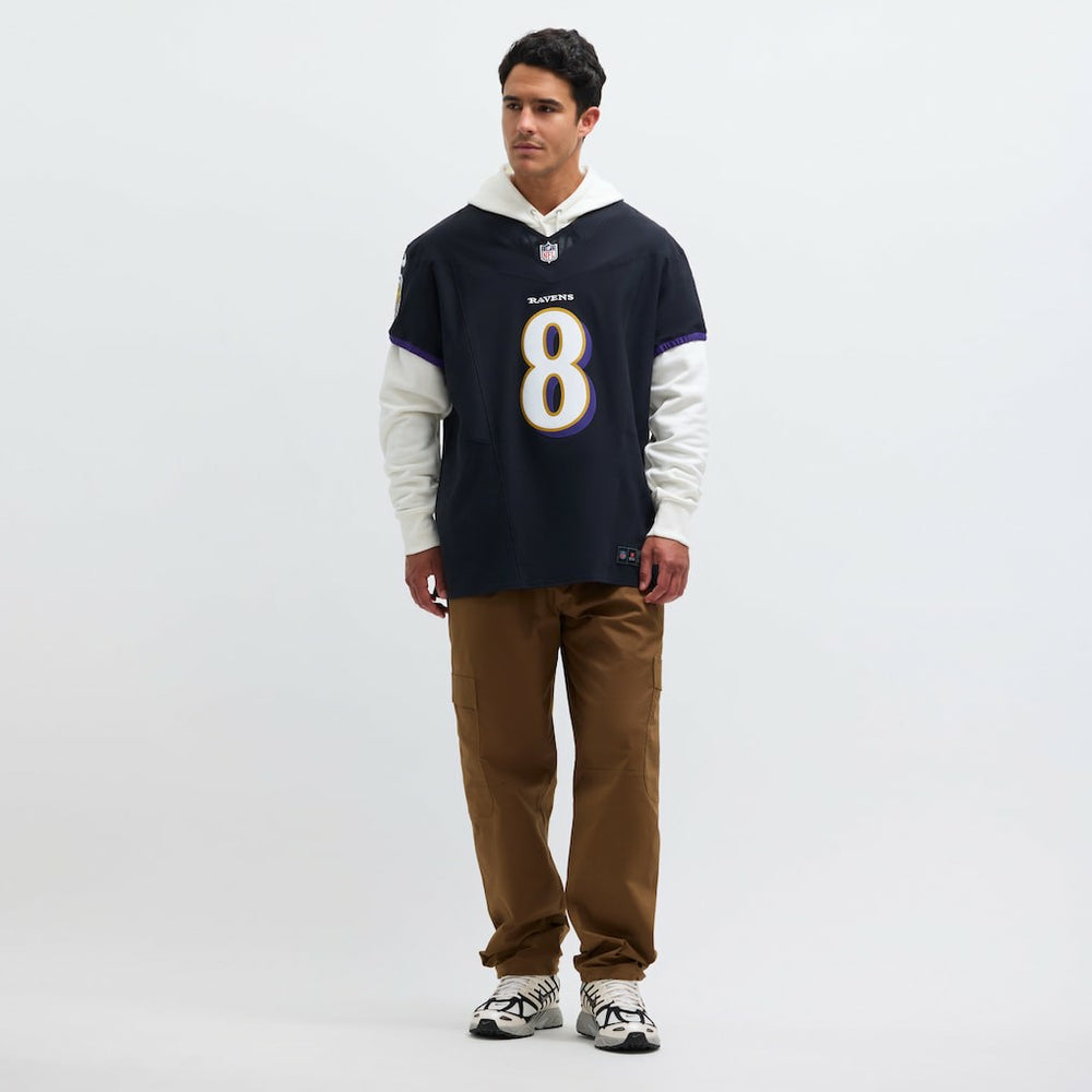 NFL Baltimore Ravens Lamar Jackson  Alternate Vapor F.U.S.E. Elite Jersey