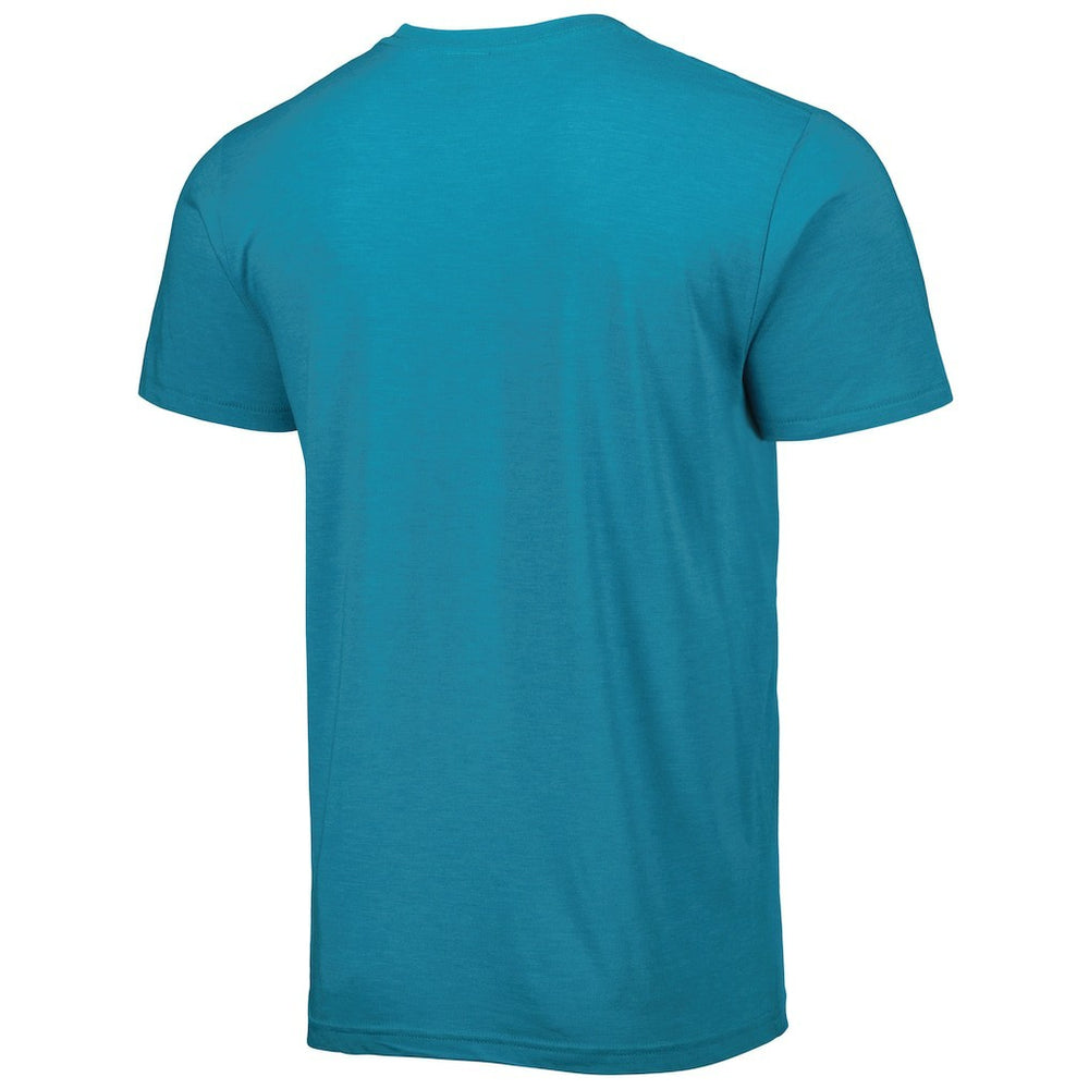NFL Jacksonville Jaguars Fred Taylor  Homage Unisex Caricature Retired Player Tri-Blend T-Shirt