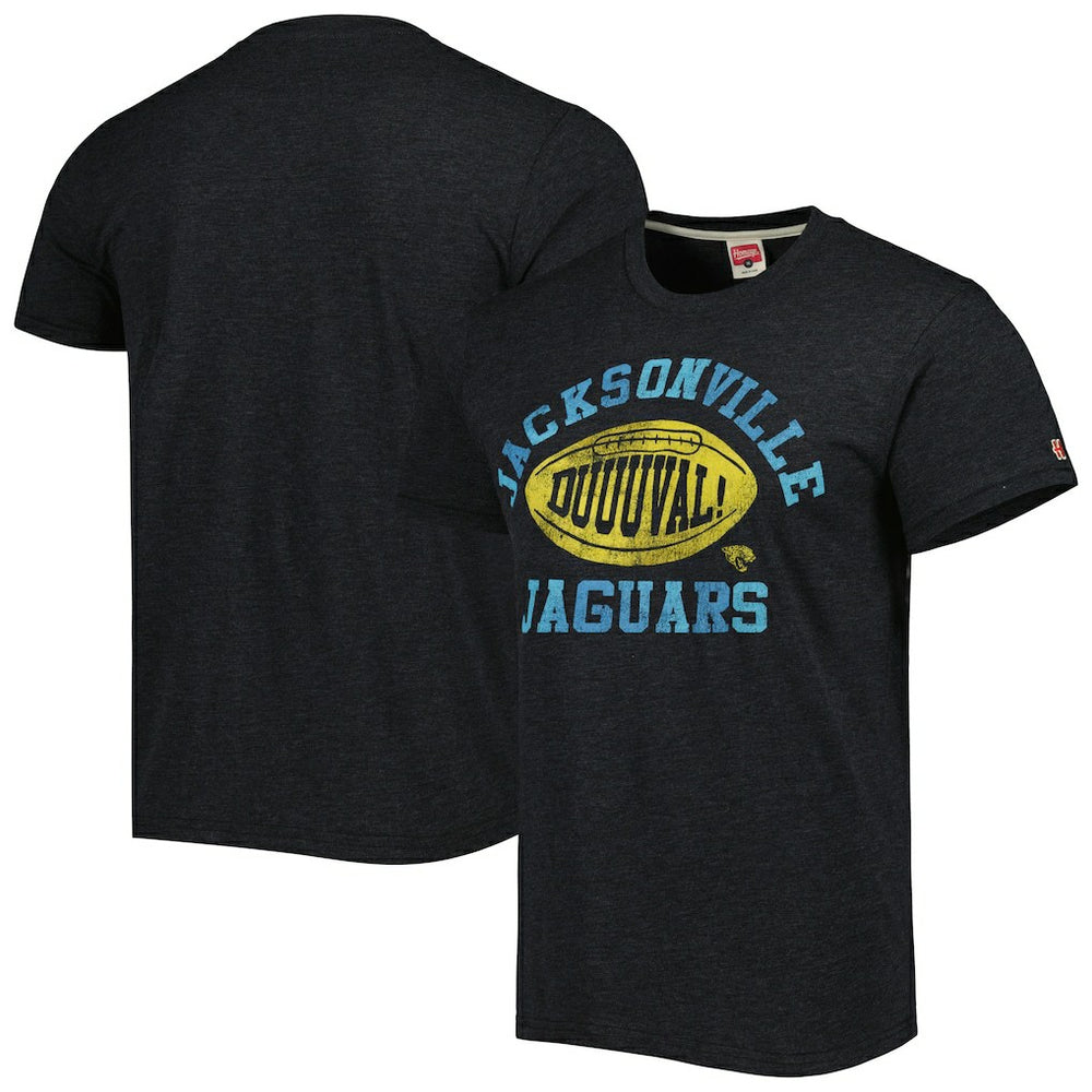 NFL Jacksonville Jaguars Homage Duval Hyper Local Tri-Blend T-Shirt