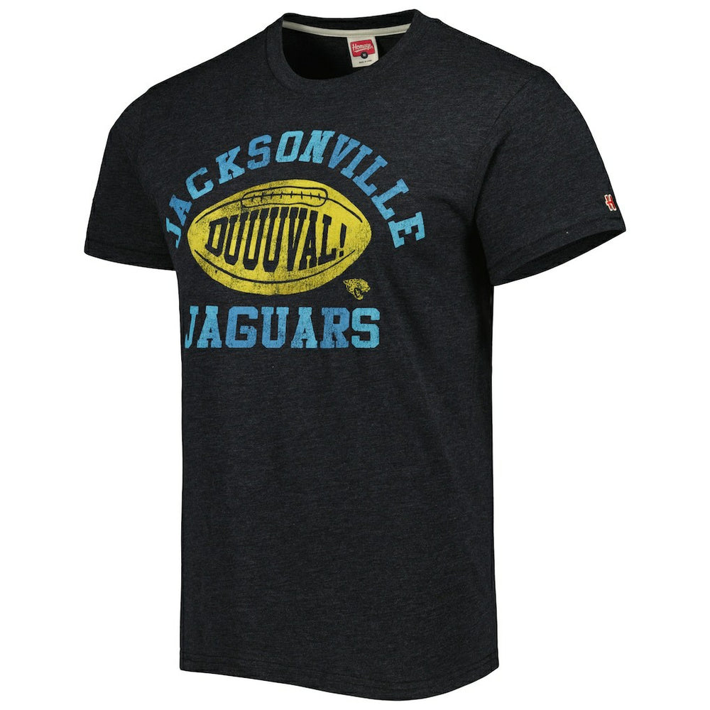 NFL Jacksonville Jaguars Homage Duval Hyper Local Tri-Blend T-Shirt