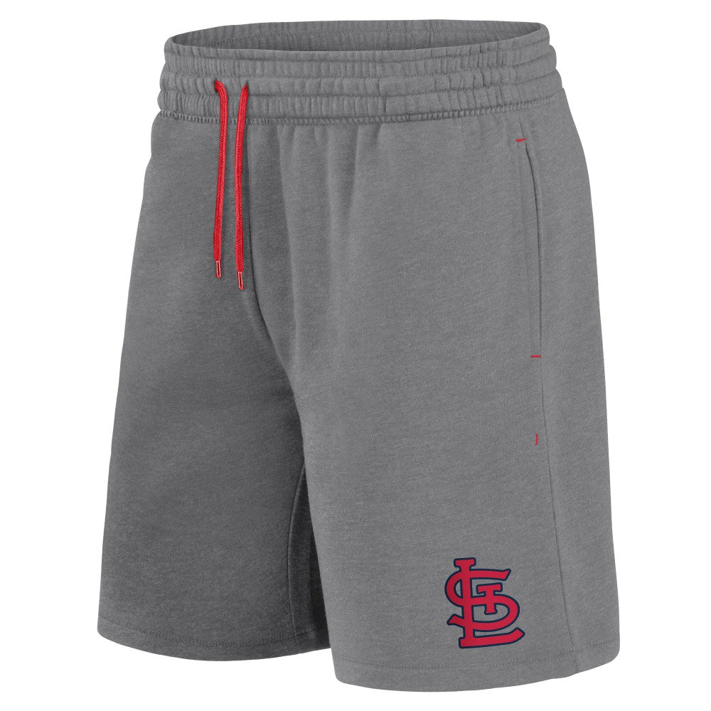 St. Louis Cardinals Arch T-Shirt & Shorts Combo Set - Red/Heather Gray