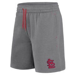 St. Louis Cardinals Arch T-Shirt & Shorts Combo Set - Red/Heather Gray