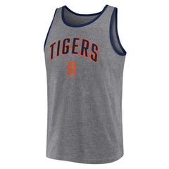 Detroit Tigers Primary Tank Top - Heather Gray