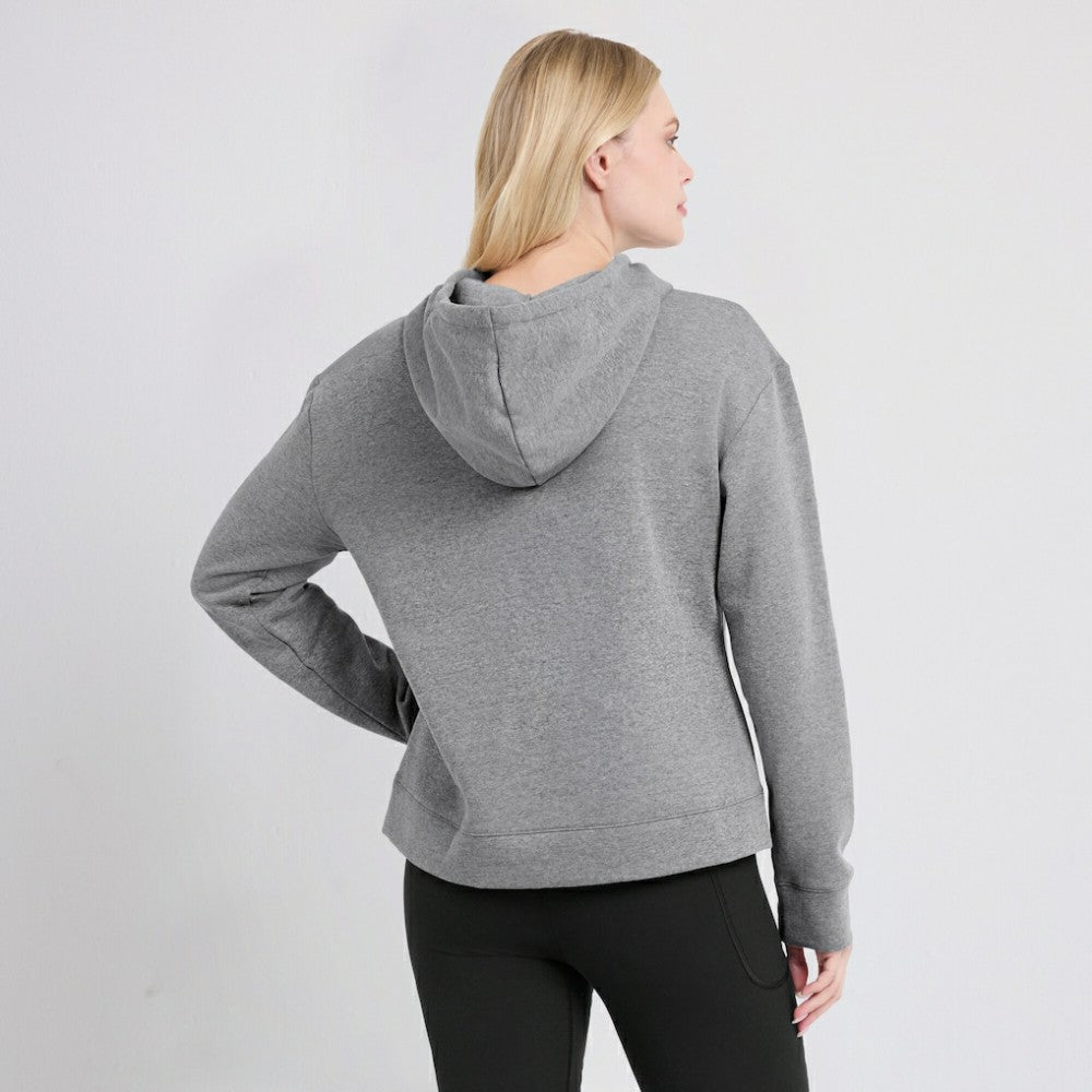 Milwaukee Brewers Women's Script Favorite Lightweight Pullover Hoodie - Heather Gray