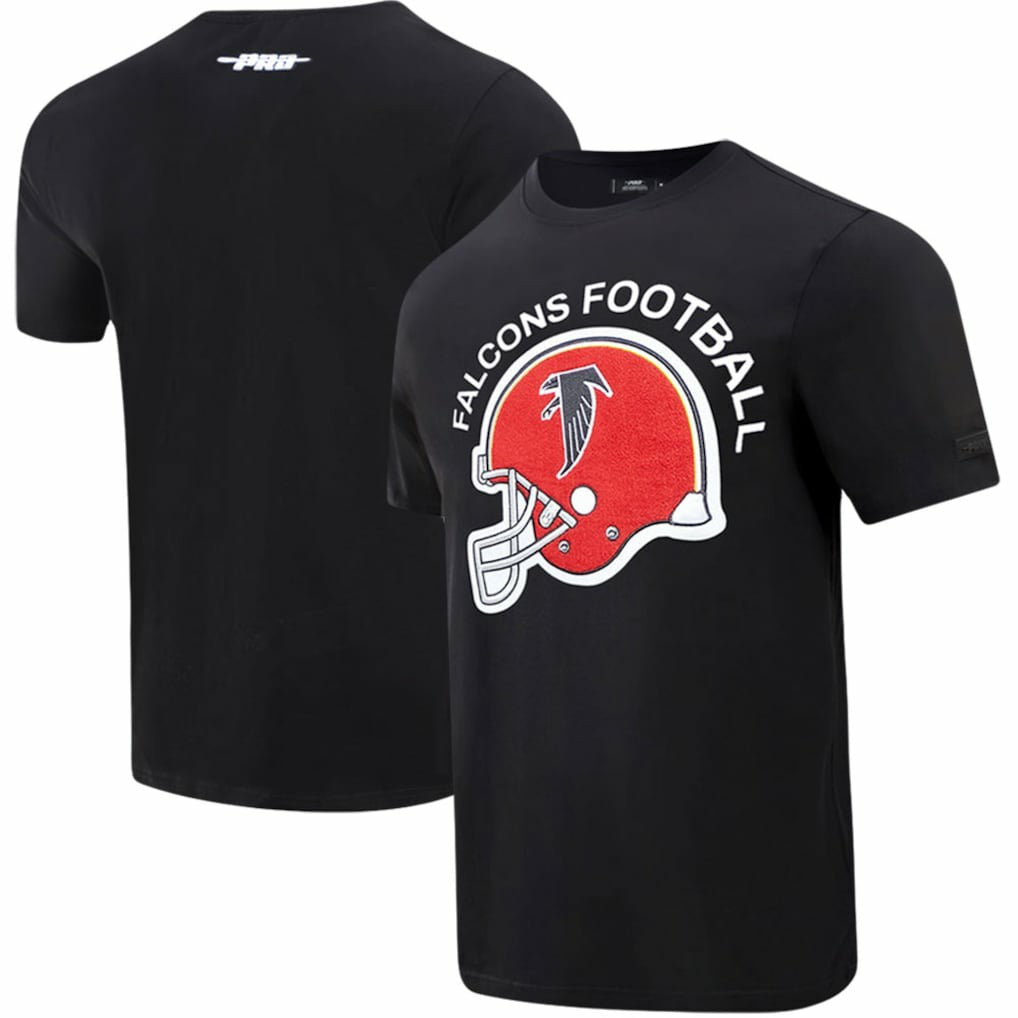 NFL Atlanta Falcons Pro Standard Red Helmet Wordmark T-Shirt