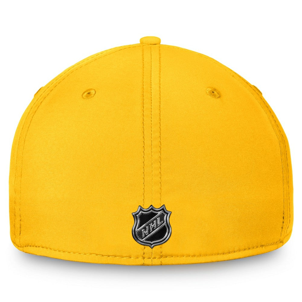 Nashville Predators Fanatics Authentic Pro Training Camp Flex Hat – Gold