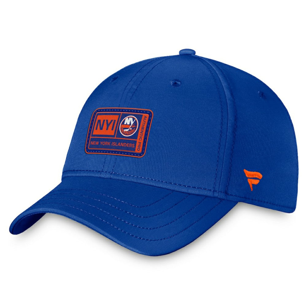 New York Islanders Fanatics Authentic Pro Training Camp Flex Hat – Royal