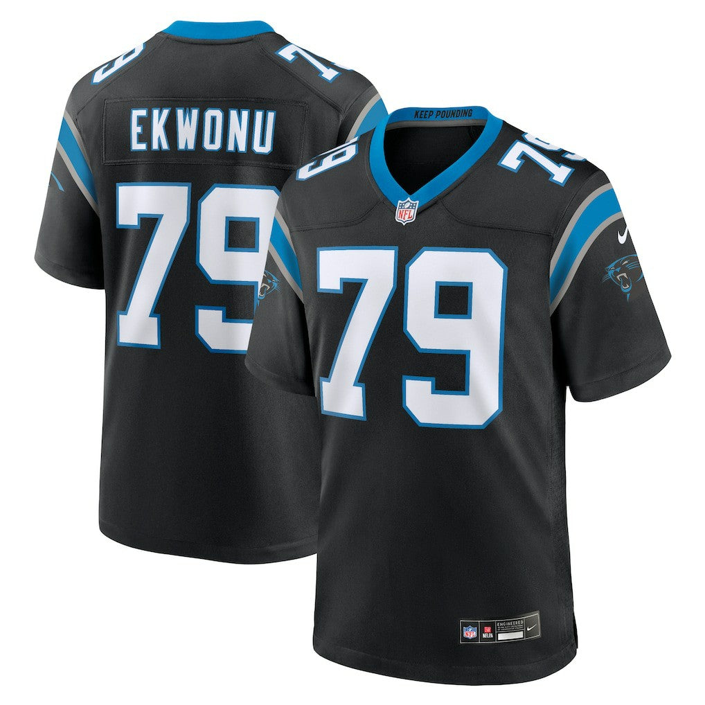 NFL Carolina Panthers Ikem Ekwonu  Game Jersey