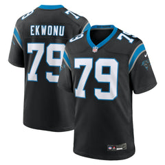 NFL Carolina Panthers Ikem Ekwonu  Game Jersey