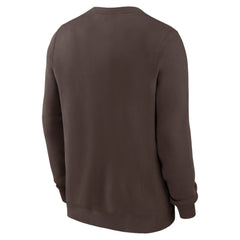 San Diego Padres Cooperstown Collection Team Shout Out Pullover Sweatshirt - Brown | Nike