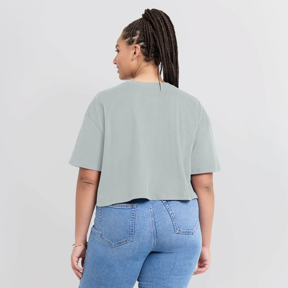 NFL Green Bay Packers Women's Elements Super Soft Boxy Cropped T-Shirt