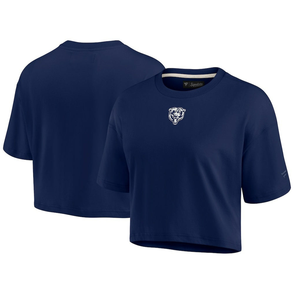 NFL Chicago Bears Women's Elements Super Soft Boxy Cropped T-Shirt