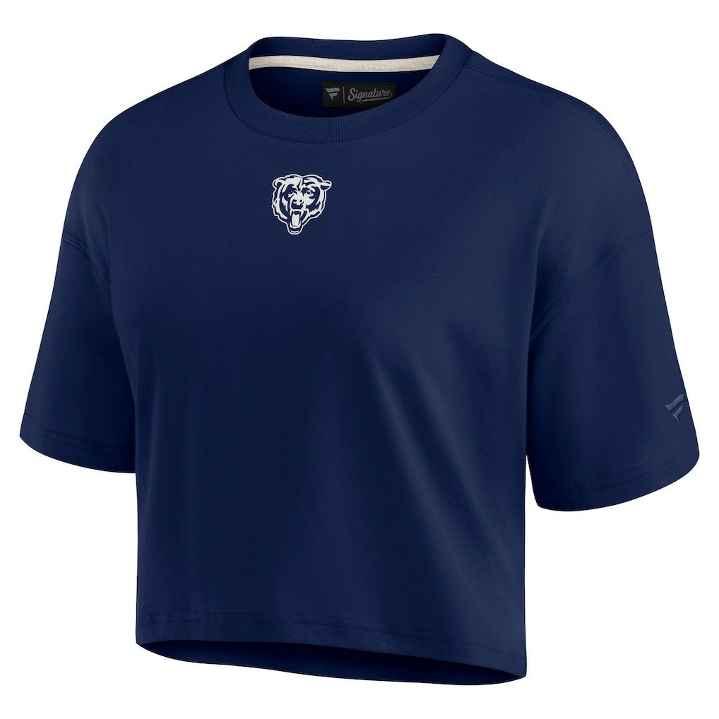 NFL Chicago Bears Women's Elements Super Soft Boxy Cropped T-Shirt