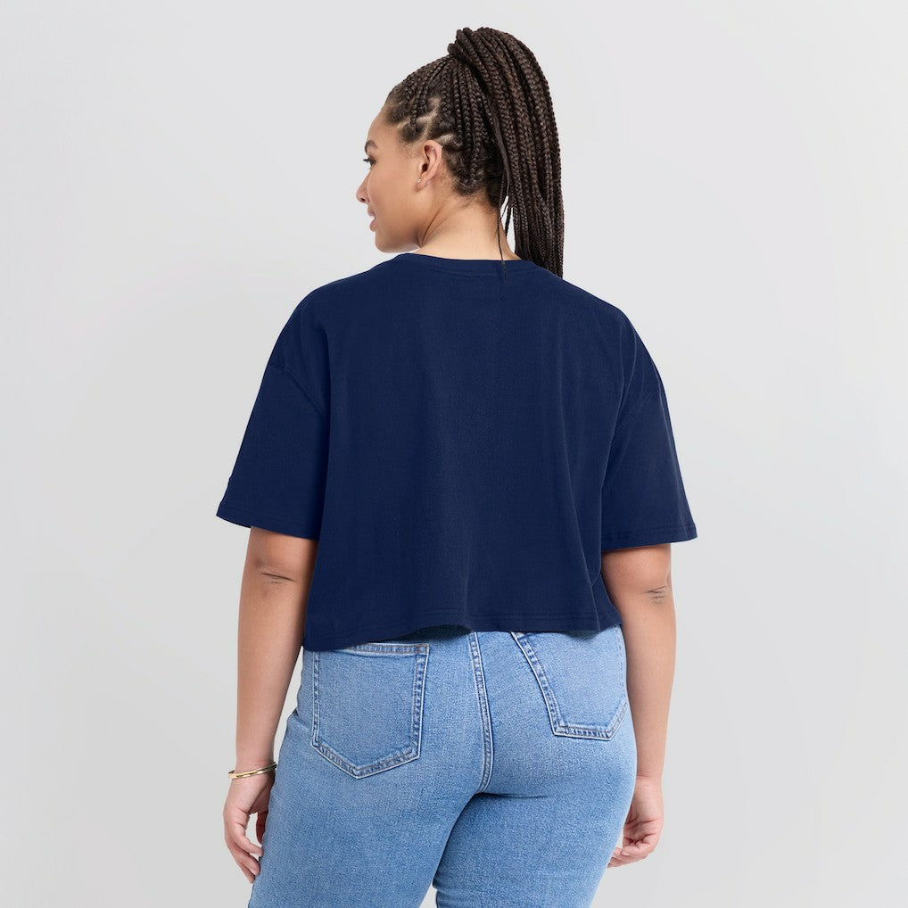 NFL Dallas Cowboys Women's Elements Super Soft Boxy Cropped T-Shirt