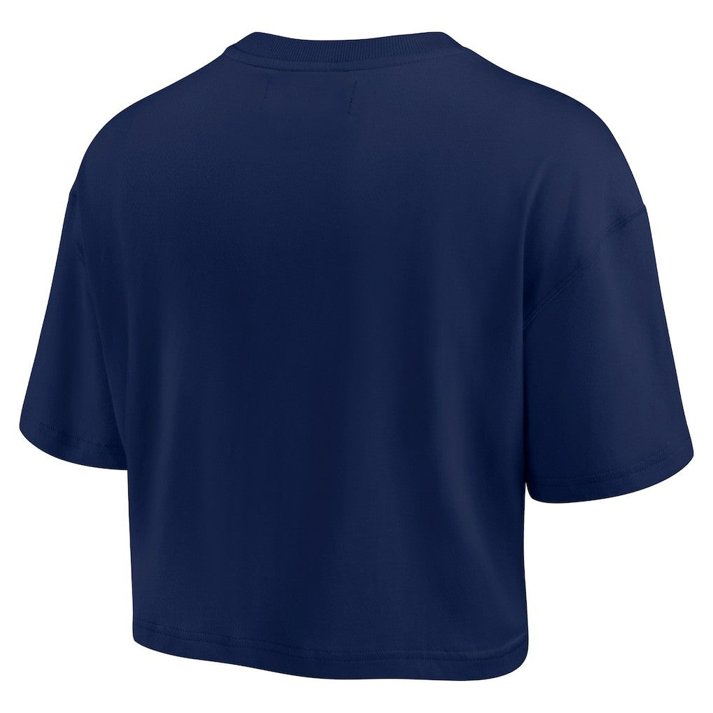 NFL New England Patriots Women's Elements Super Soft Boxy Cropped T-Shirt