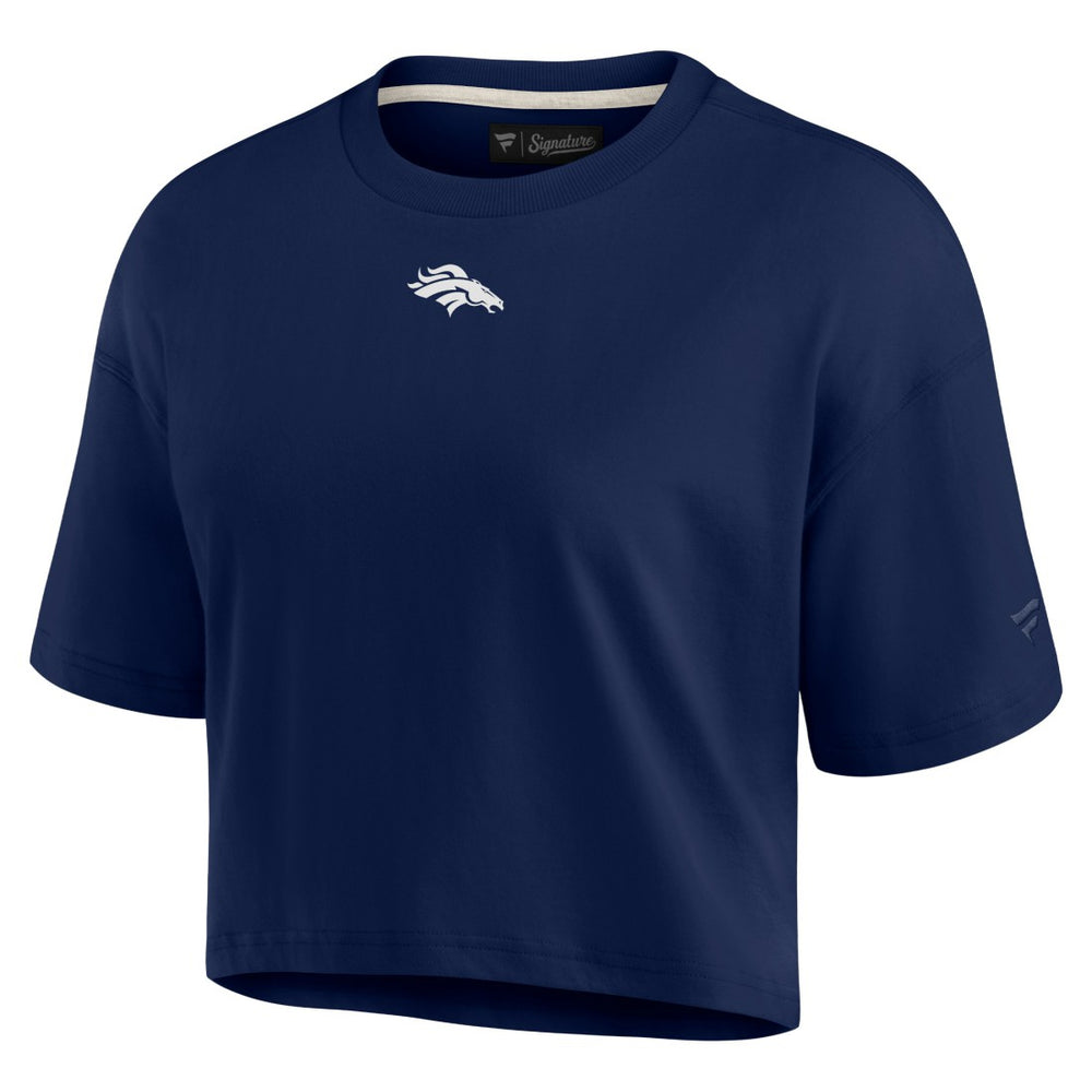 NFL Denver Broncos Women's Elements Super Soft Boxy Cropped T-Shirt