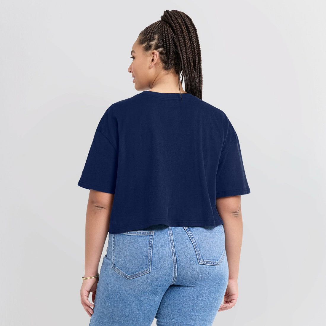 NFL Denver Broncos Women's Elements Super Soft Boxy Cropped T-Shirt
