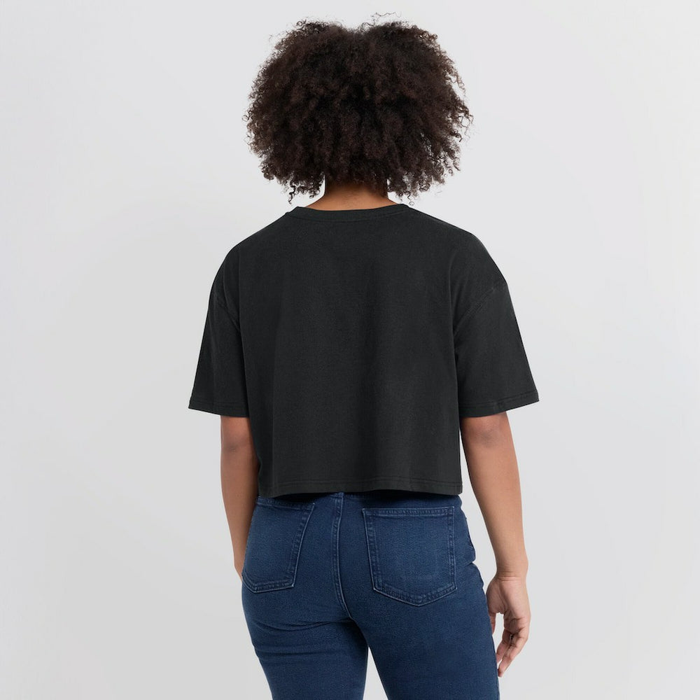 NFL Pittsburgh Steelers Women's Elements Super Soft Boxy Cropped T-Shirt