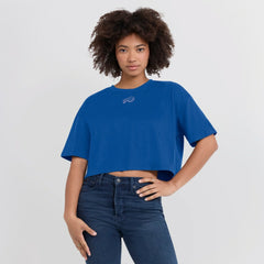 NFL Buffalo Bills Women's Elements Super Soft Boxy Cropped T-Shirt