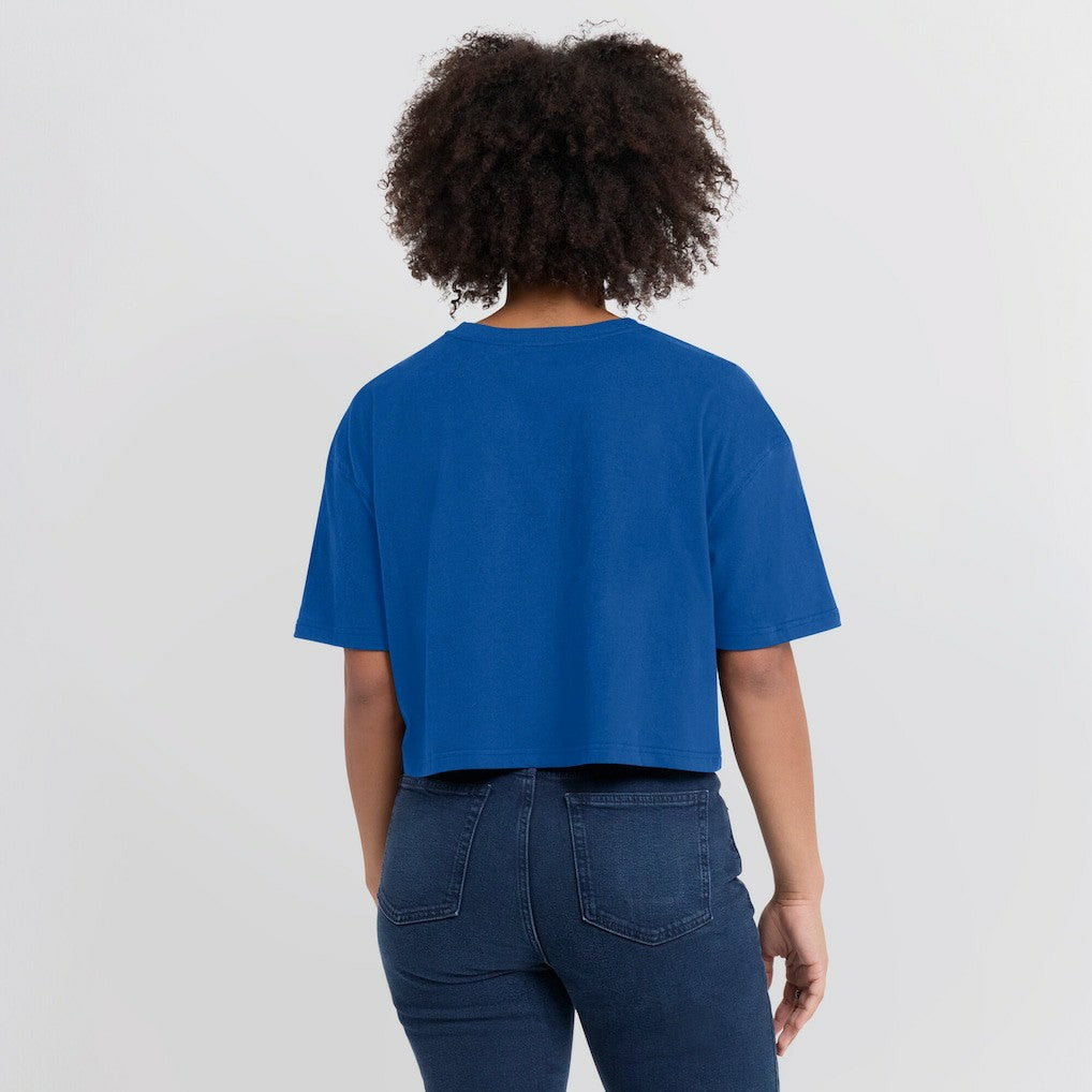 NFL Buffalo Bills Women's Elements Super Soft Boxy Cropped T-Shirt