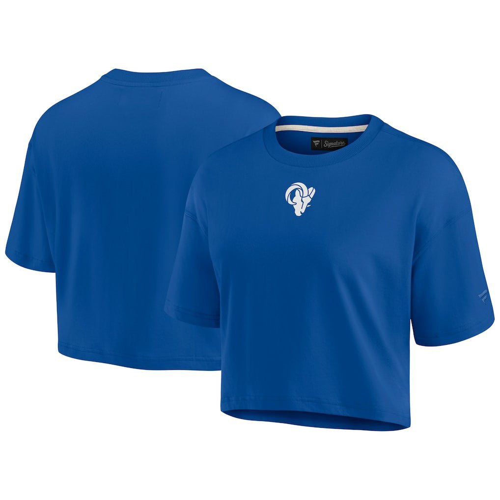 NFL Los Angeles Rams Women's Elements Super Soft Boxy Cropped T-Shirt